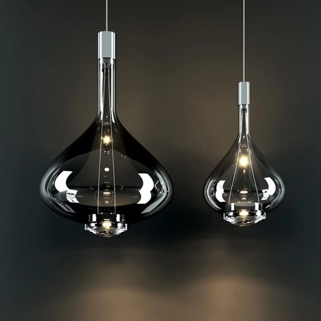 Straluma Luxe design hanglamp Sky-Fall chroom glas inclusief LED> Hanglampen|Pendel Lampen