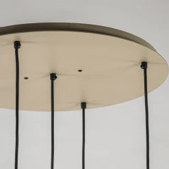 Straluma Luxe hanglamp 5-lichts rond quartz><noscript><img width=