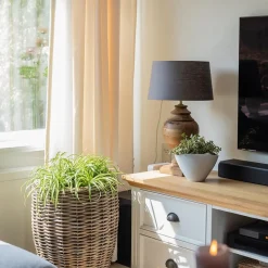 Straluma Massief houten lampvoet Milazzo met bronzen fitting></noscript> Tafellampen|Lampenvoeten