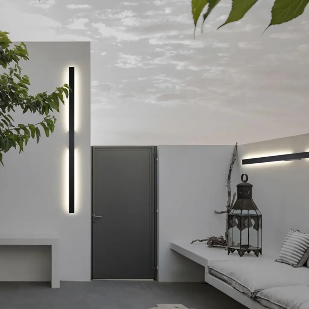 Straluma Mat zwarte buitenlamp inclusief LED> Wandlampen|Buitenlampen