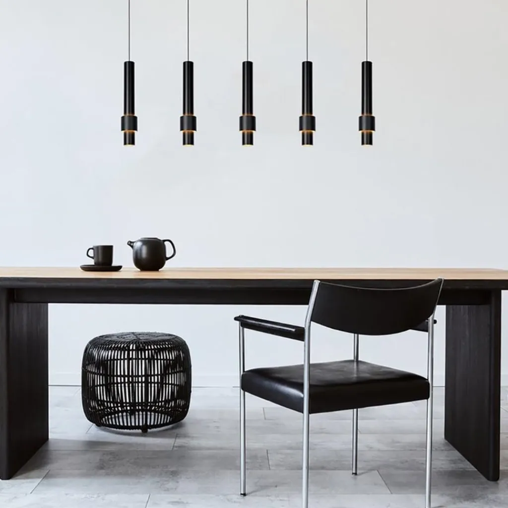 Straluma Mat zwarte design hanglamp inclusief LED> Hanglampen|Eettafellampen