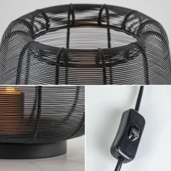 Straluma Mat zwarte draad tafellamp Adeta><noscript><img width=