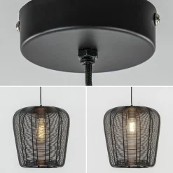 Straluma Mat zwarte hanglamp Adeta Light and Living><noscript><img width=