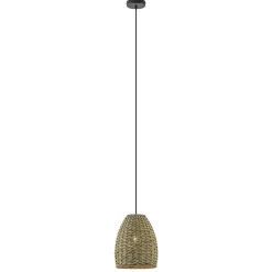 Straluma Mat zwarte hanglamp met touw> Hanglampen|Beach Verlichting