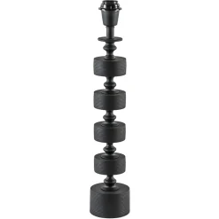 Straluma Mat zwarte lampvoet Gody exclusief kap> Lampenvoeten|Light and Living