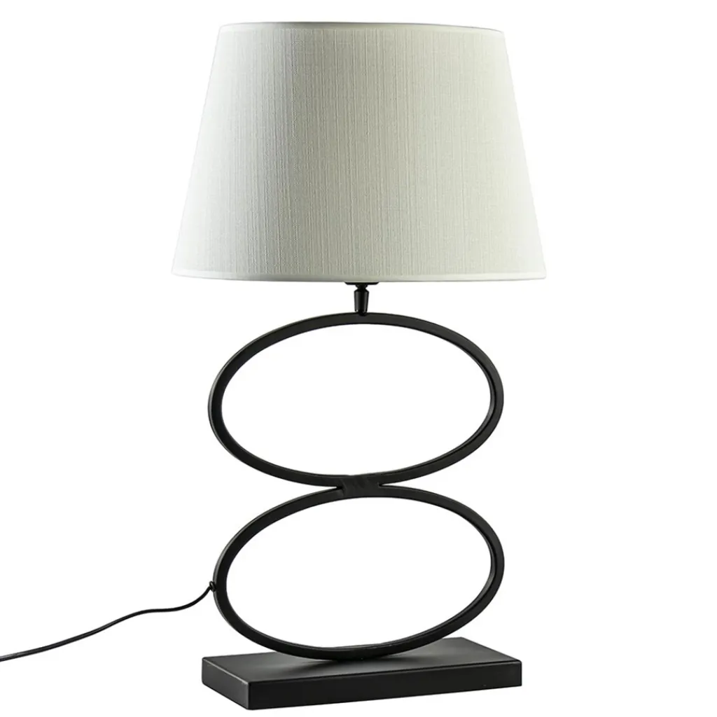 Straluma Mat zwarte lampvoet Stelius L&L> Lampenvoeten|Light and Living