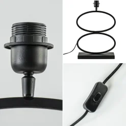 Straluma Mat zwarte lampvoet Stelius L&L><noscript><img width=