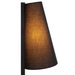 Straluma Mat zwarte tafellamp inclusief zwarte kap></noscript> Tafellampen|Schemerlampen