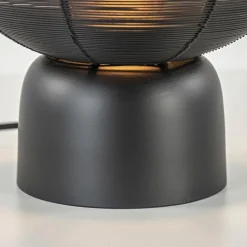 Straluma Mat zwarte tafellamp Suneko Light and Living></noscript> Tafellampen|Draadlampen