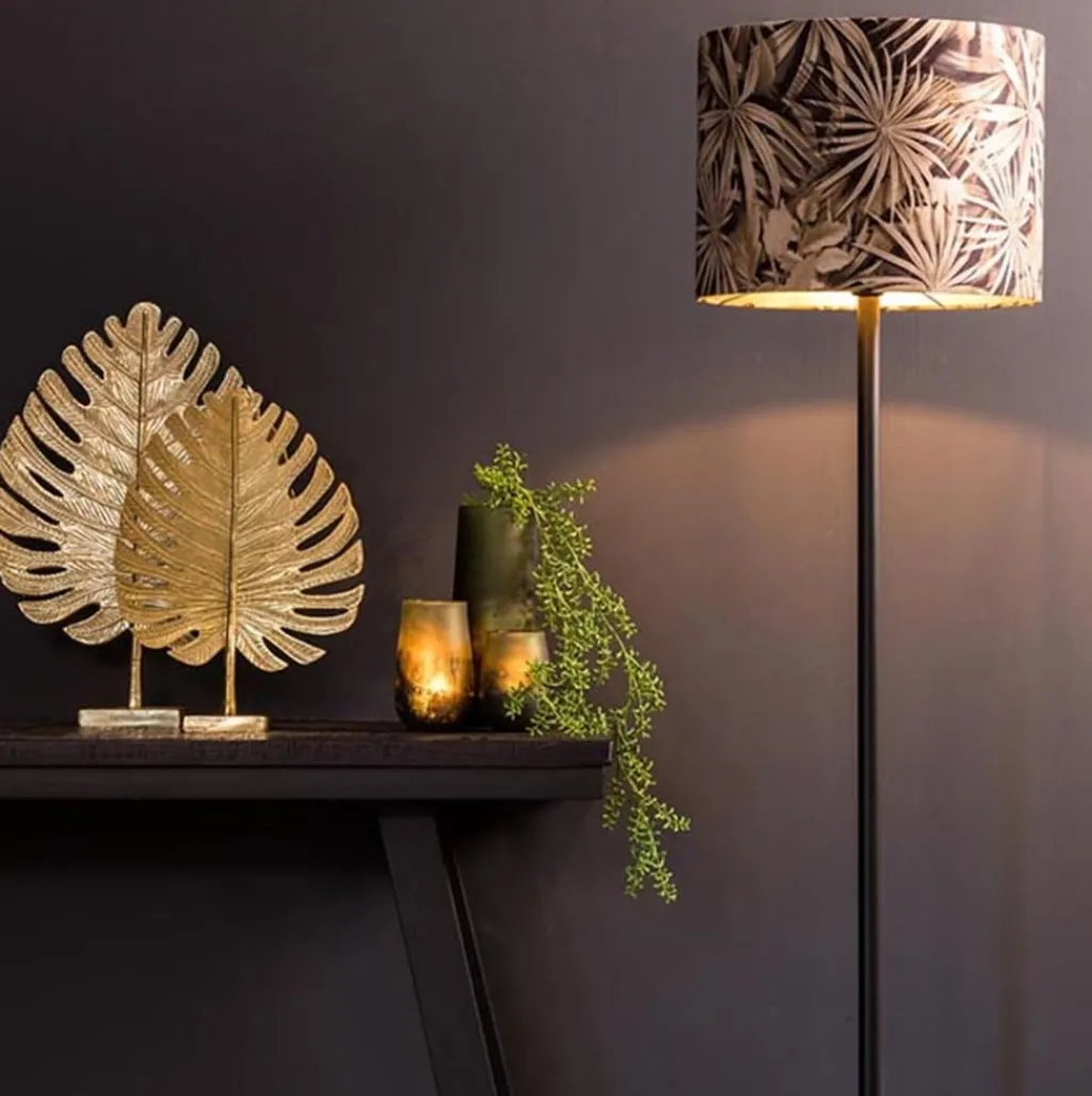 Straluma Mat zwarte vloerlamp Dennis Light & Living> Vloerlampen|Lampenvoeten