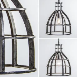 Straluma Metalen eettafel hanglamp 2-lichts kooi><noscript><img width=