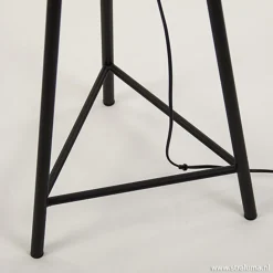 Straluma Metalen kooi vloerlamp oud-brons L&L><noscript><img width=