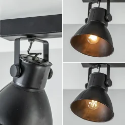 Straluma Metalen 3-lichts plafondlamp ELiano mat zwart></noscript> Light and Living|Keukenverlichting