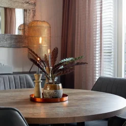 Straluma Metalen vloerlamp Oosterse lantaarn goud><noscript><img width=