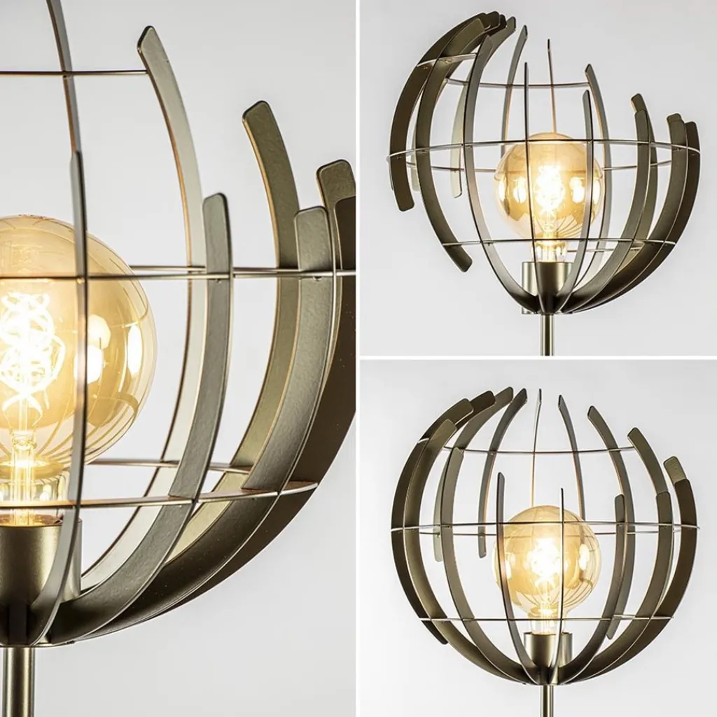 Straluma Metalen vloerlamp Terra oud messing> Vloerlampen|Design Verlichting