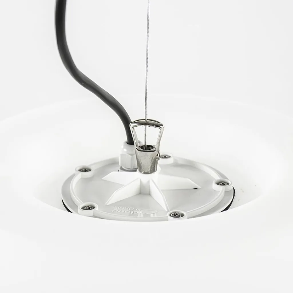 Straluma Moderne buitenlamp hang witte bol 45 cm> Hanglampen|Buitenlampen