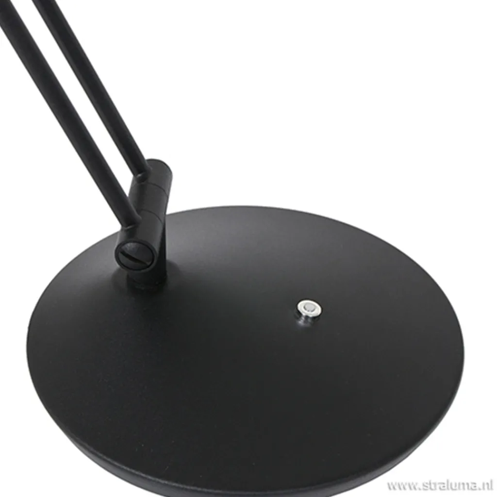 Straluma Moderne bureaulamp zwart met dimbaar LED> Tafellampen|Bureaulampen