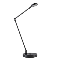 Straluma Moderne bureaulamp zwart staal met dimbaar LED> Tafellampen|Bureaulampen