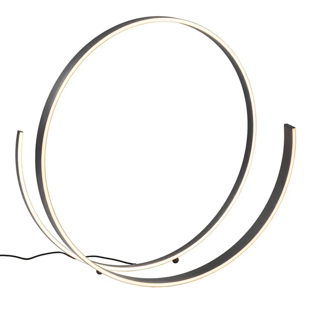 Straluma Moderne design vloerlamp LED dimbaar zwart> Vloerlampen|LED Vloerlampen