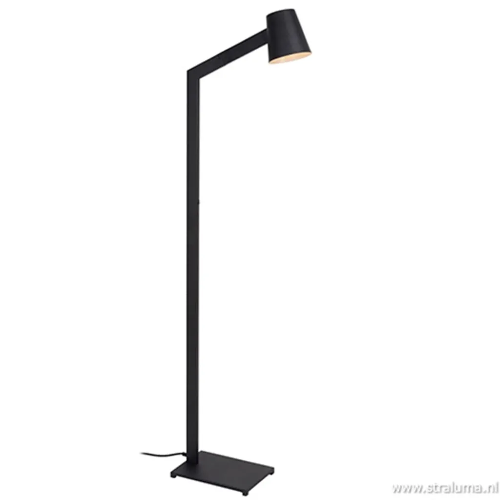 Straluma Moderne design vloerlamp zwart> Leeslampen|Woonkamerlampen