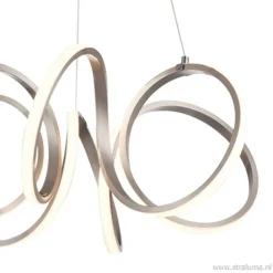 Straluma Moderne hanglamp krul staal incl LED><noscript><img width=