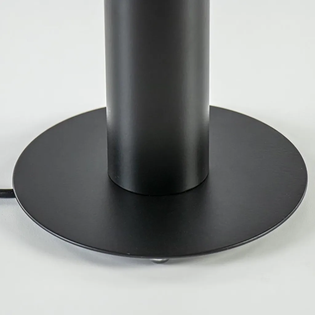 Straluma Moderne lampvoet cilinder mat zwart excl kap> Tafellampen|Lampenvoeten