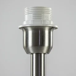 Straluma Moderne lampvoet Washington nikkel excl. kap></noscript> Tafellampen|Lampenvoeten