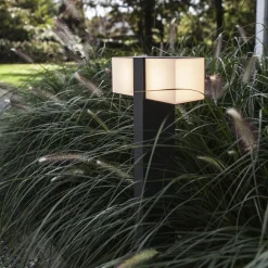 Straluma Moderne LED buitenlamp dubbele kubus op paal IP54><noscript><img width=