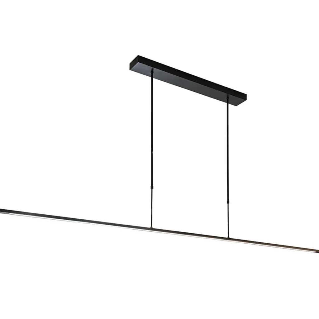Straluma Moderne LED design hanglamp balk 200 cm zwart> Hanglampen|Eettafellampen