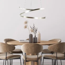 Straluma Moderne LED hanglamp rond met dim to warm functie><noscript><img width=