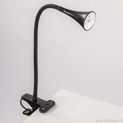Straluma Moderne LED klemspot leeslamp zwart></noscript> Bedlampjes|Klemlampen