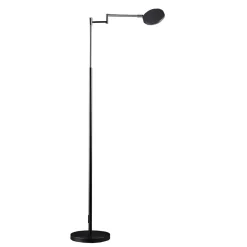 Straluma Moderne LED leeslamp vloerlamp zwart dimbaar> Vloerlampen|Leeslampen
