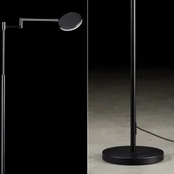 Straluma Moderne LED leeslamp vloerlamp zwart dimbaar></noscript> Vloerlampen|Leeslampen