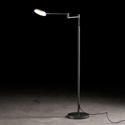 Straluma Moderne LED leeslamp vloerlamp zwart dimbaar></noscript> Vloerlampen|Leeslampen