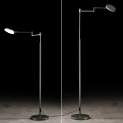 Straluma Moderne LED leeslamp vloerlamp antraciet></noscript> Vloerlampen|Leeslampen