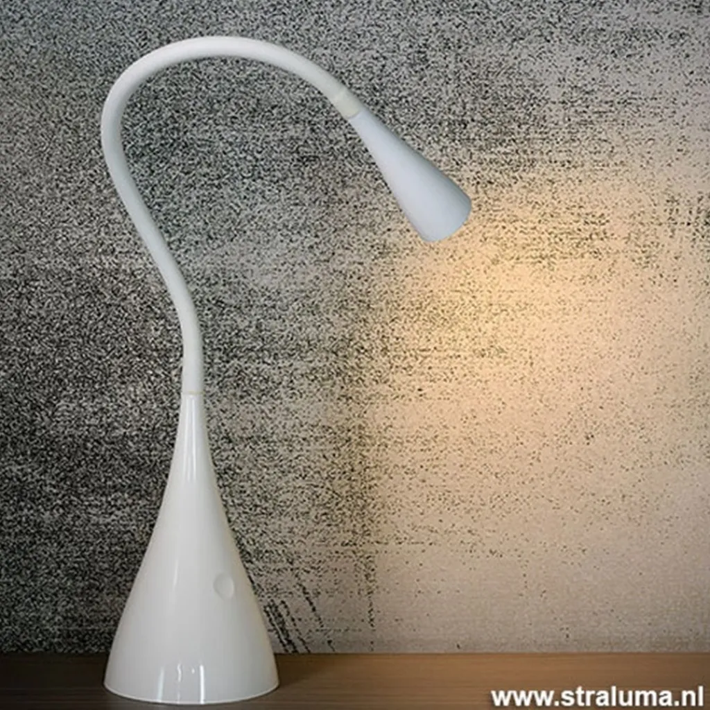 Straluma Moderne LED leeslamp wit verstelbaar> Tafellampen|Bureaulampen