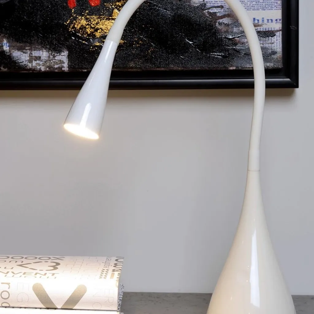 Straluma Moderne LED leeslamp wit verstelbaar> Tafellampen|Bureaulampen