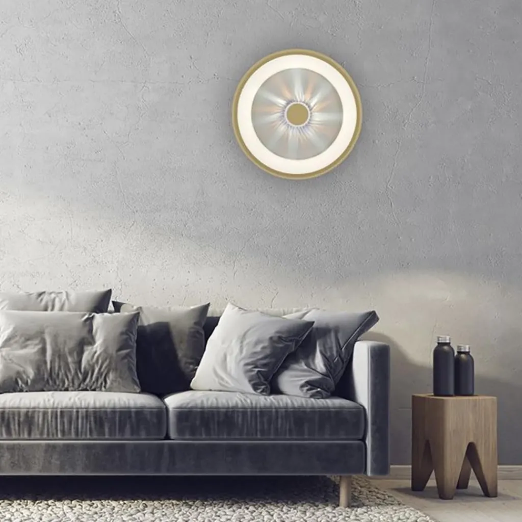 Straluma Moderne LED plafondlamp mat goud met remote dimbaar> Plafondlampen|Wandlampen