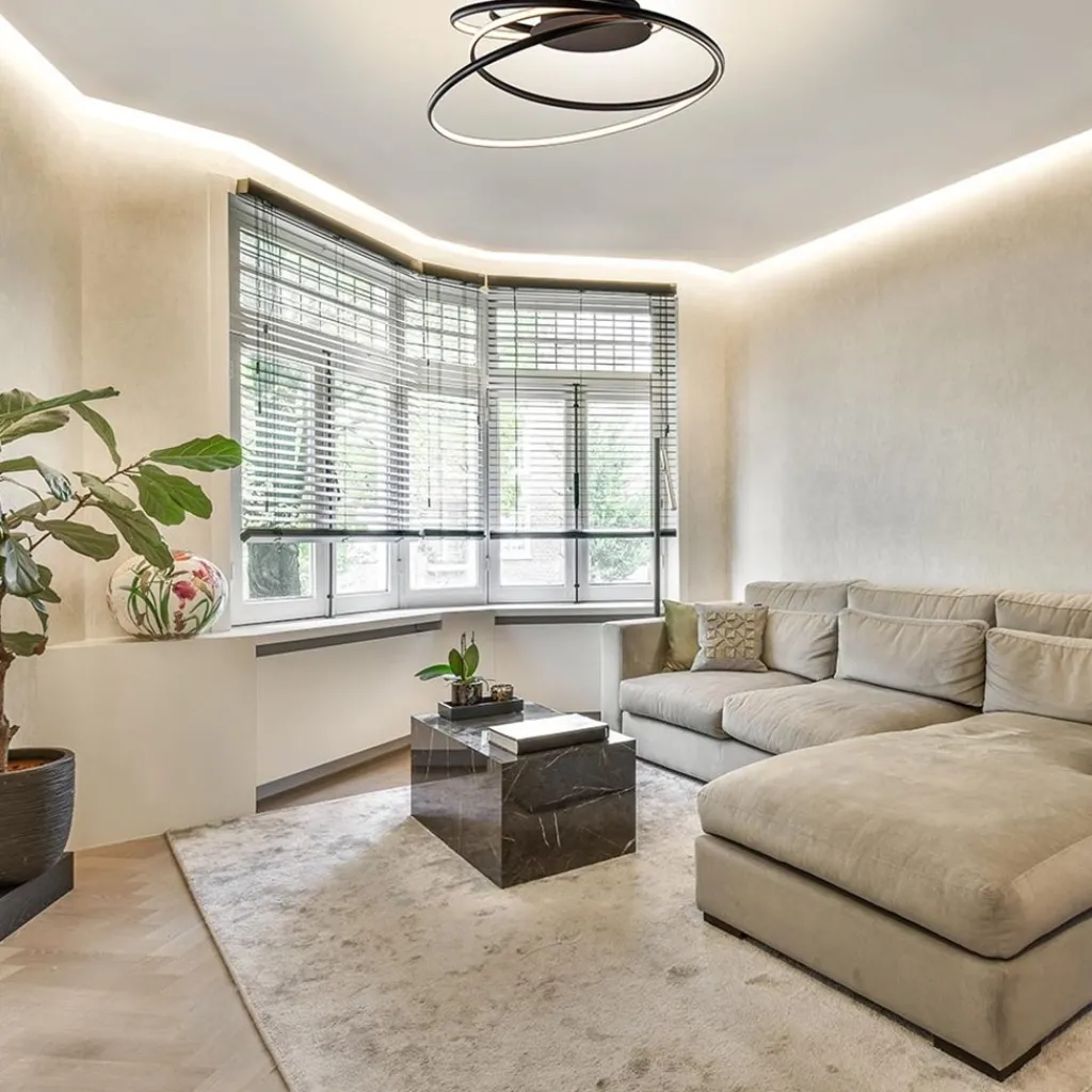 Straluma Moderne LED plafondlamp ringen zwart 3-standen dimbaar> Plafondlampen|LED Plafondlampen