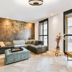 Straluma Moderne LED plafond/wandlamp ring zwart></noscript> Plafondlampen|Wandlampen