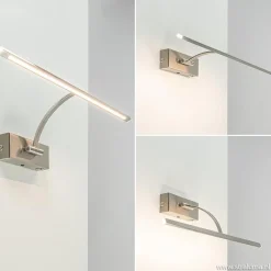 Straluma Moderne LED schilderijverlichting nikkel dimbaar></noscript> Wandlampen|Keukenverlichting