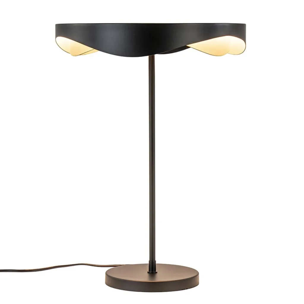 Straluma Moderne LED tafellamp zwart met goud dimbaar> Tafellampen|LED Tafellampen