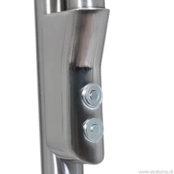 Straluma Moderne LED uplighter met leeslamp geborsteld staal></noscript> Vloerlampen|Leeslampen