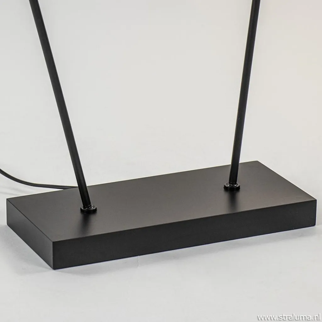 Straluma Moderne LED vloerlamp dimbaar mat zwart> Vloerlampen|LED Vloerlampen