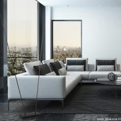 Straluma Moderne LED vloerlamp dimbaar mat zwart><noscript><img width=