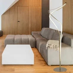 Straluma Moderne LED vloerlamp goud dimbaar></noscript> Vloerlampen|Woonkamerlampen