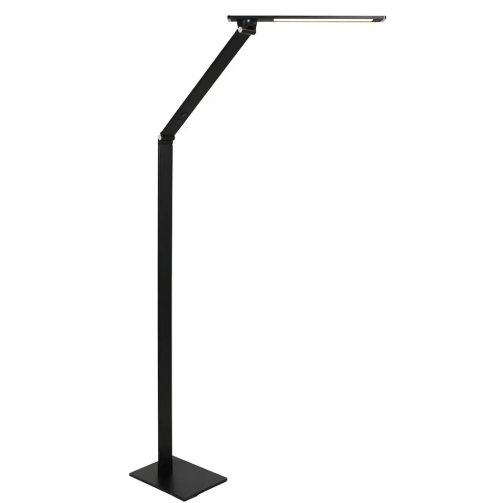 Straluma Moderne LED vloerlamp leeslamp zwart dimbaar> Vloerlampen|Leeslampen