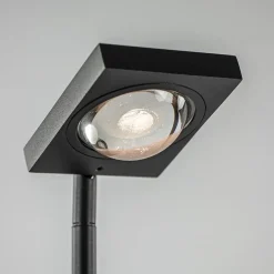 Straluma Moderne LED vloerlamp lens zwart verstelbaar></noscript> Vloerlampen|Leeslampen
