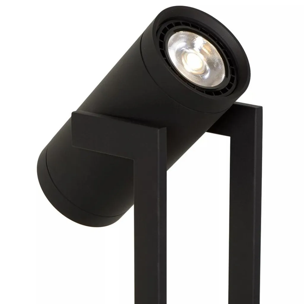 Straluma Moderne LED vloerlamp mat zwart met kantelbare spot> Vloerlampen|LED Vloerlampen