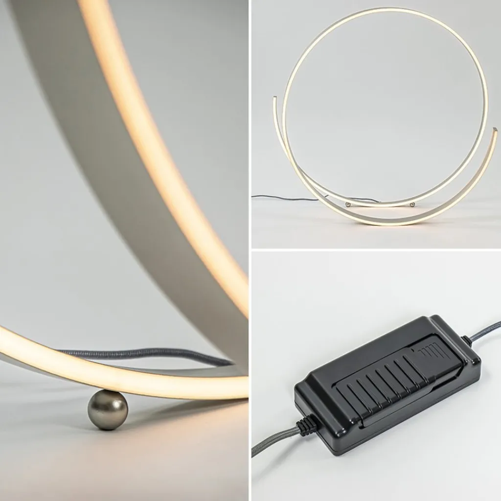 Straluma Moderne LED vloerlamp nikkel dimbaar> Vloerlampen|LED Vloerlampen